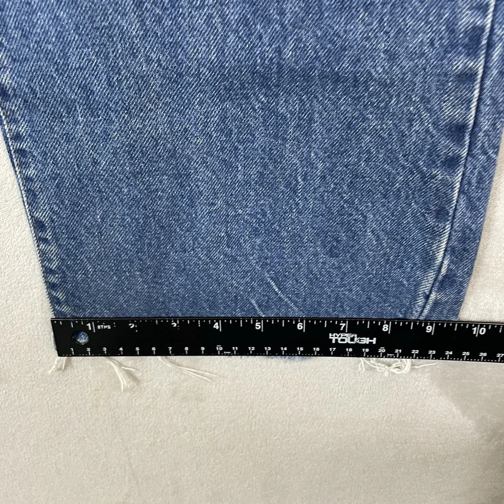 Vtg 70s Levis 517 Jeans Mens 36x32 (fit 36x28) Raw Hem Bootcut TALON Whiskers